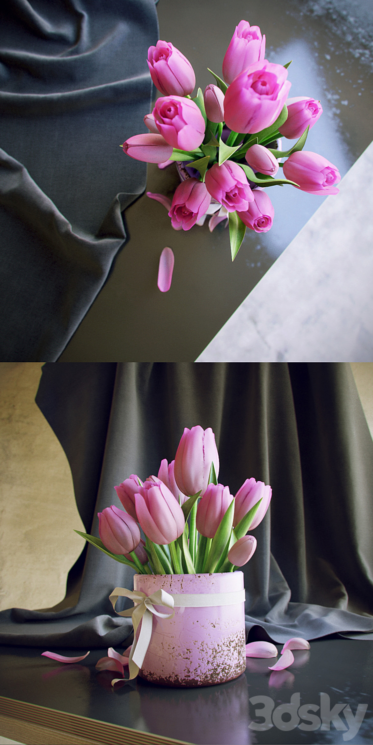 Tulips 3DS Max - thumbnail 2