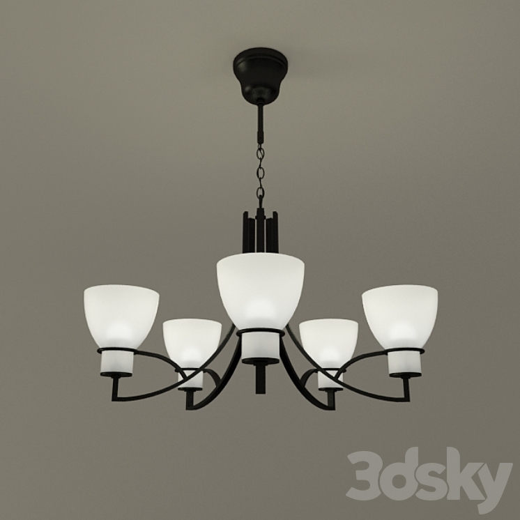 Dorris IKEA \/ Suspension with 5 shades 3DS Max - thumbnail 2