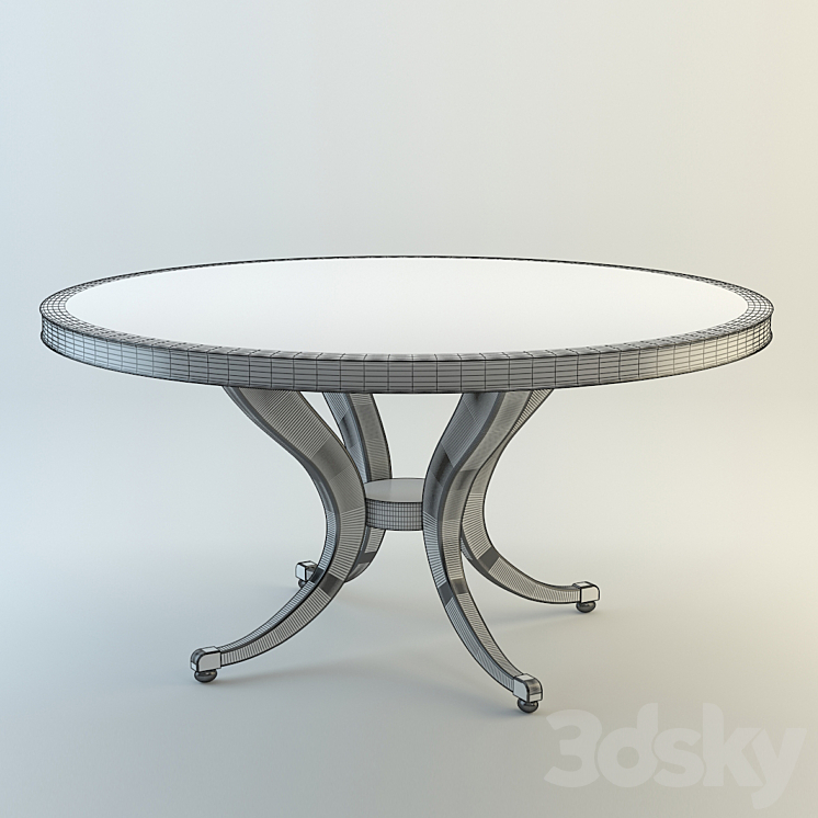 Table Center of Attention 3DS Max - thumbnail 2