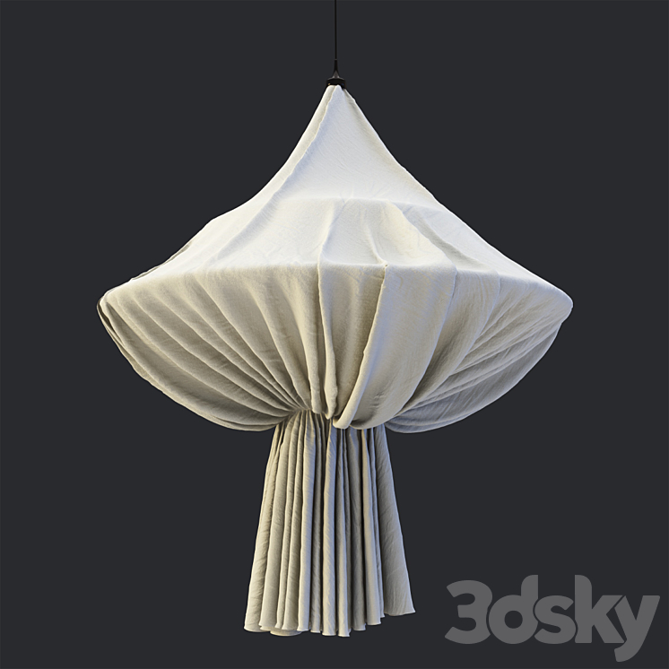 Fabric Chandelier 3D Model