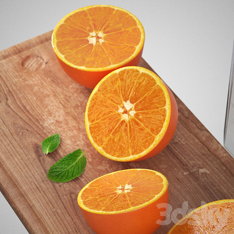 Orange set 3D Model