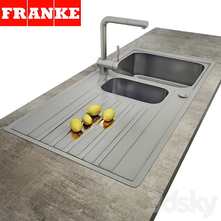 Sink Franke Argos Sink 3D model