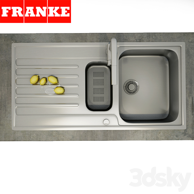 Sink Franke Argos Sink 3D model