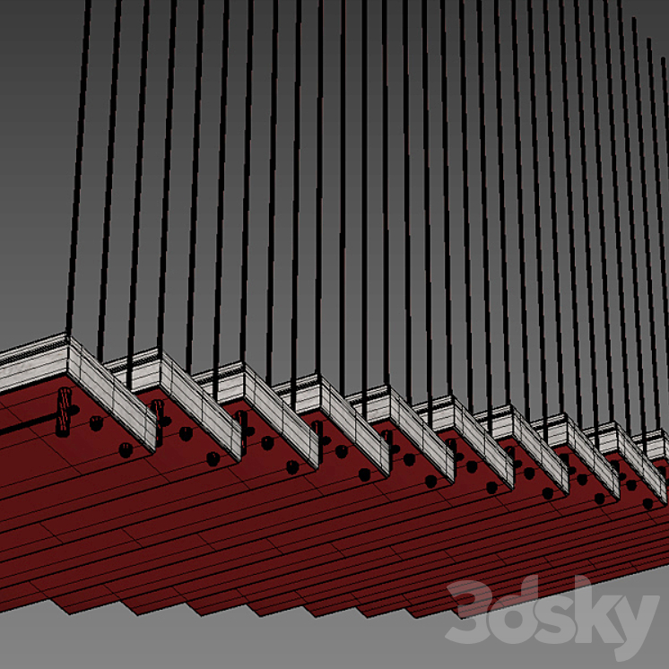Stairs 076647 3D Model