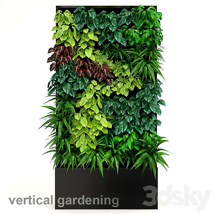 Vertical gardening 2 3DS Max - thumbnail 1