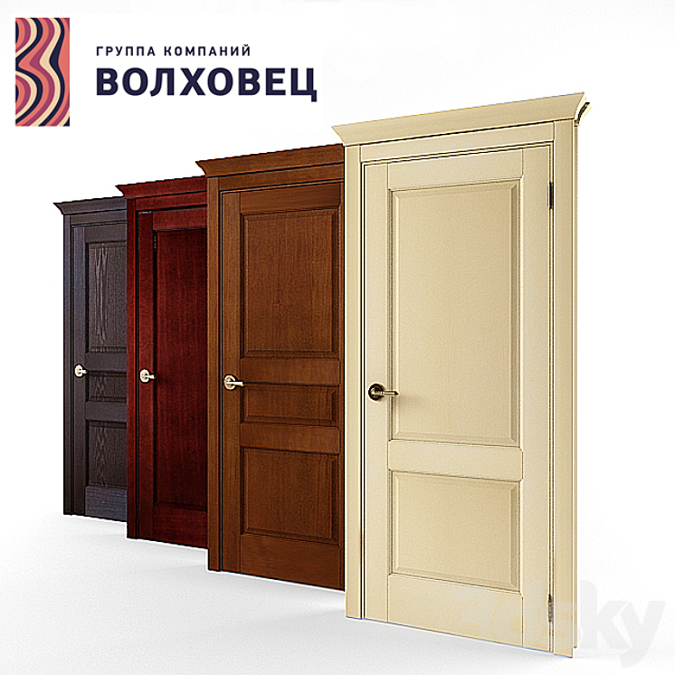 Doors Volhovets \/ Interio NS 3D Model