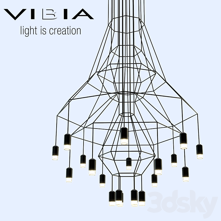 VIBIA \/ Wireflow 3D Model