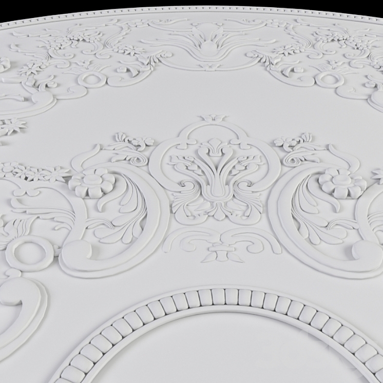 carpet classic sculpture 3D Model