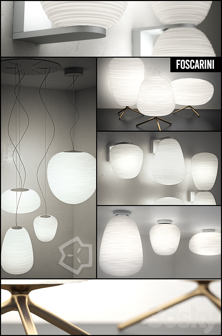 RITUALS by Foscarini – Lamps Collection 3DS Max - thumbnail 1