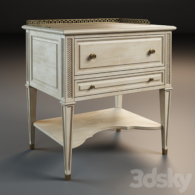 Century Furniture – Auburn Nightstand – I29-222 3DS Max - thumbnail 1