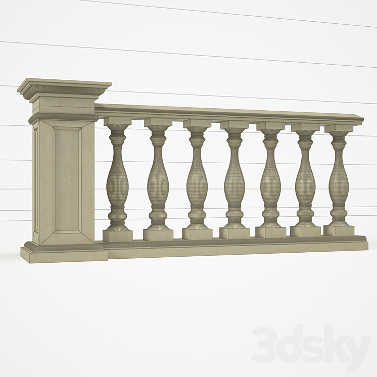 balustrade 3D Model