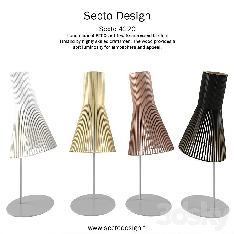 Secto Design Secto 4220 3DS Max - thumbnail 1