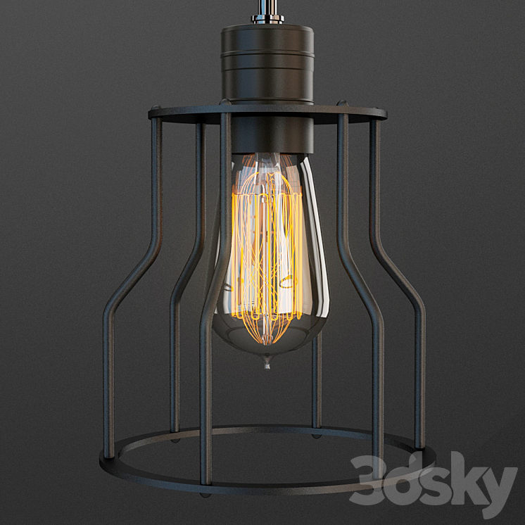 Loft lamp MD0028 3D Model