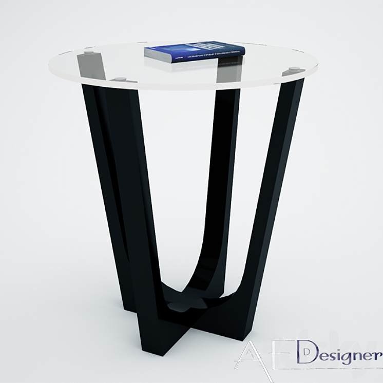 table d'appoint design simple - Table - 3D model