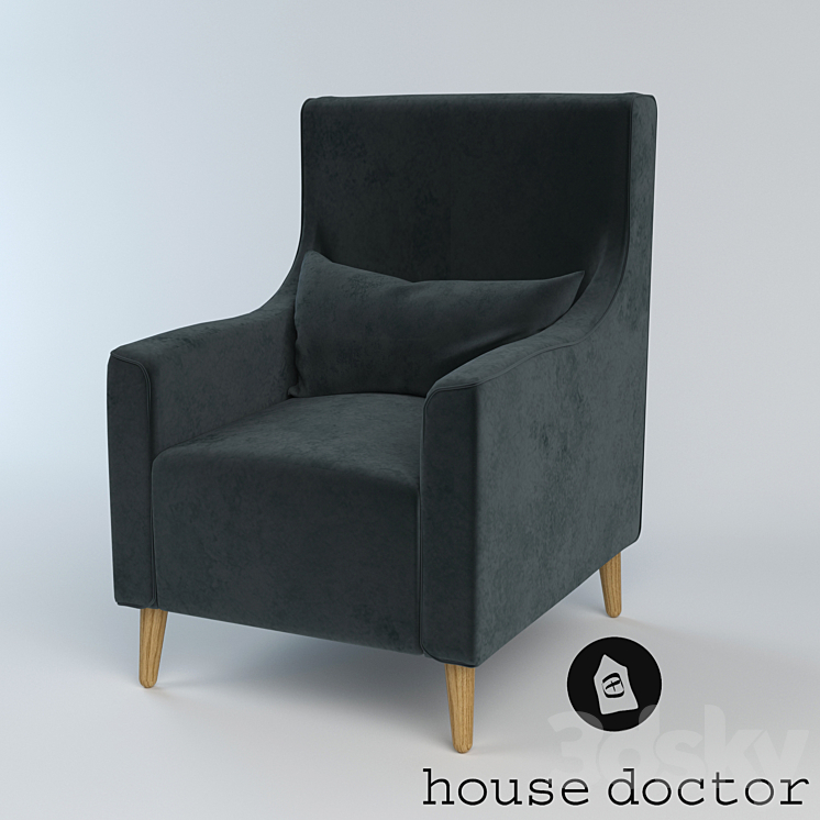 Armchair House Doctor 3DS Max - thumbnail 1