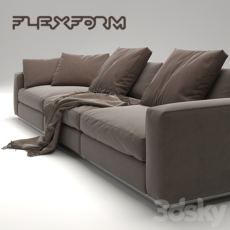 Sofa Beauty – Flexform 3DS Max - thumbnail 2