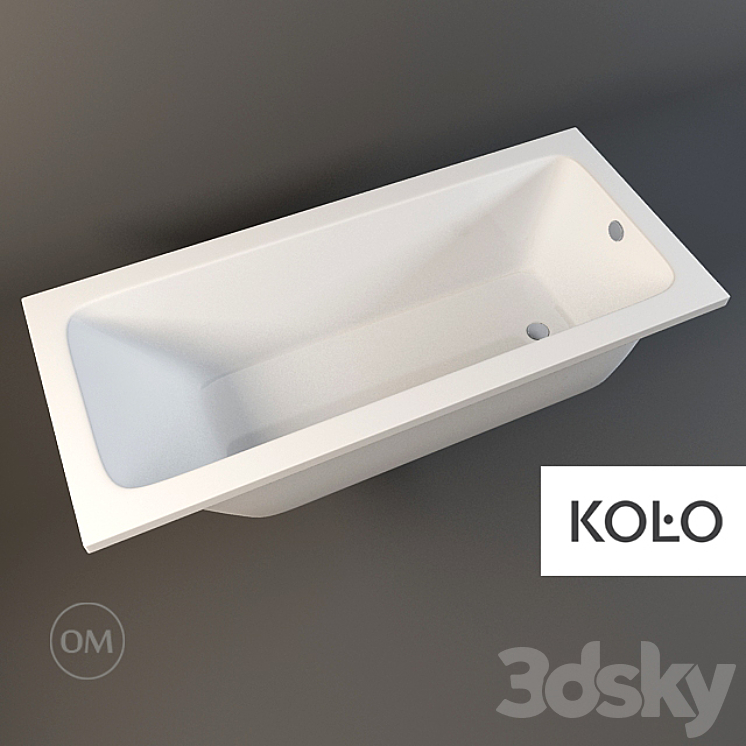 KOLO Bath MODO 170×75 cm 3DS Max - thumbnail 1