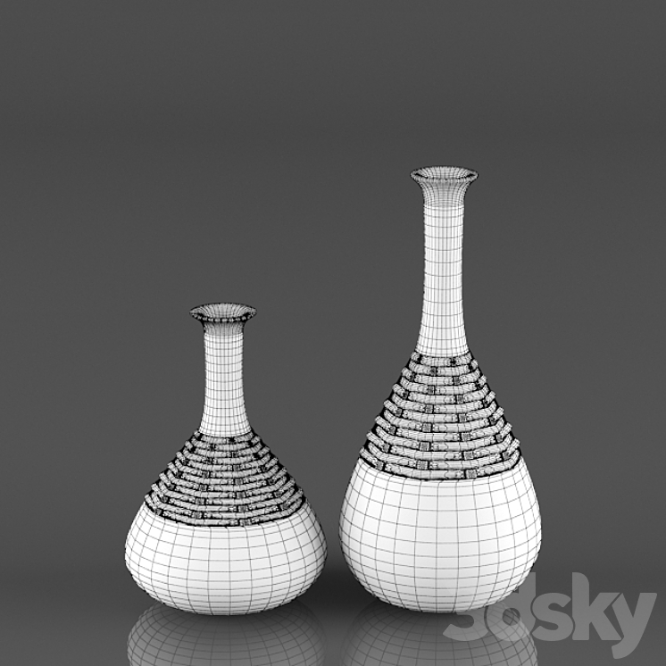 Vases Beatrice 3D Model
