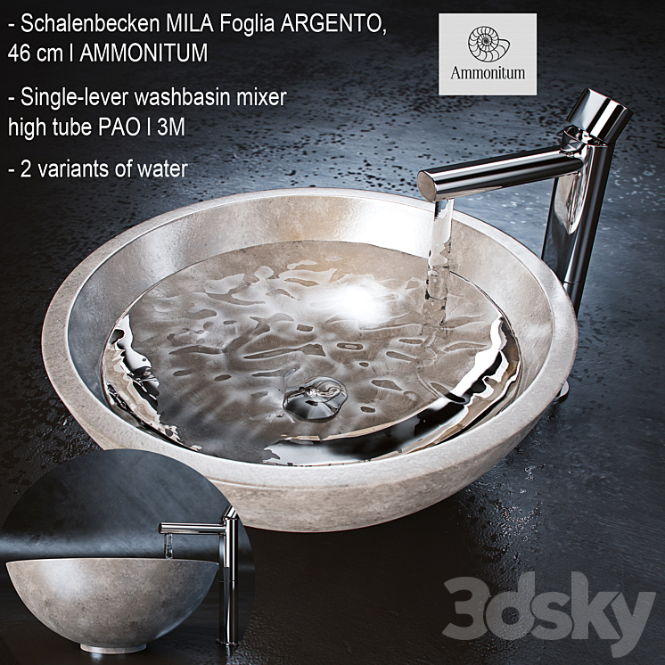 Faucet and sink_003 3DS Max - thumbnail 1