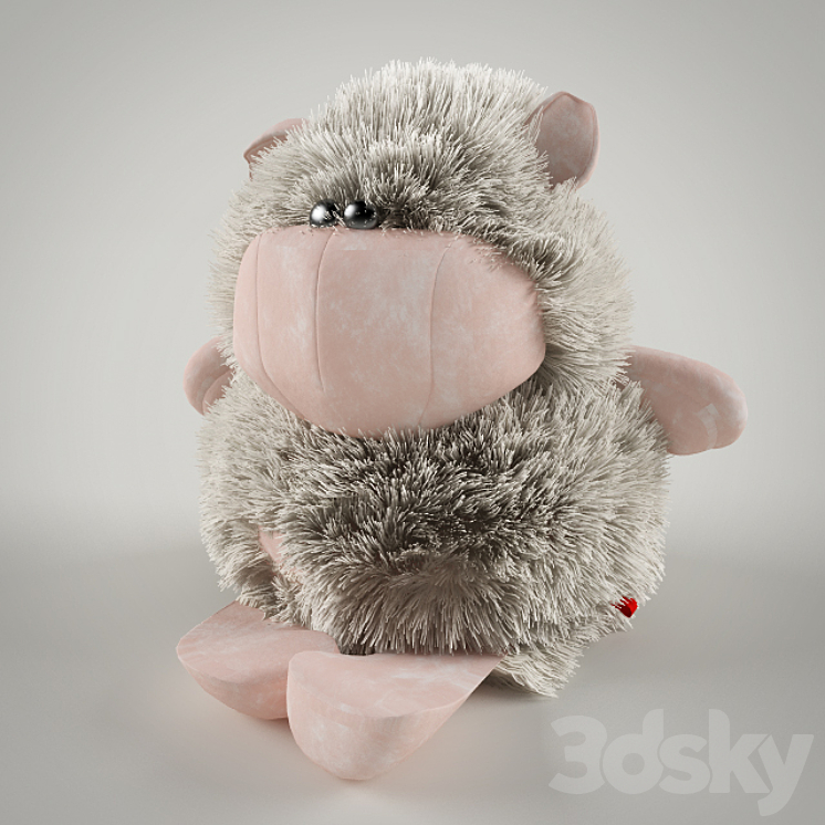 soft toy sheep 3D Model