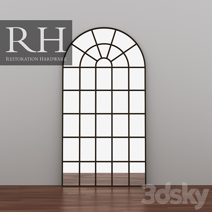 RH PALLADIAN MIRROR Mirror 3D model