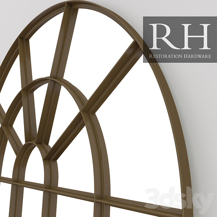 RH PALLADIAN MIRROR Mirror 3D model