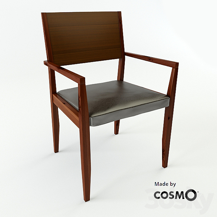 Cosmo Dining chair L02208 3DS Max - thumbnail 1