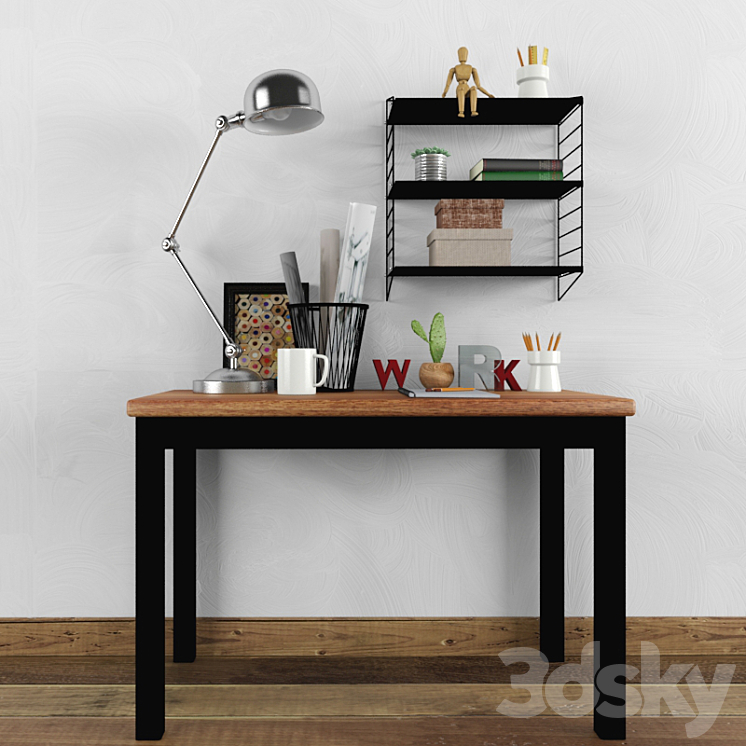Workplace 3D Model