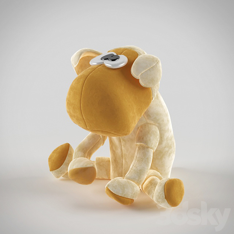 soft toy sheep 3D Model