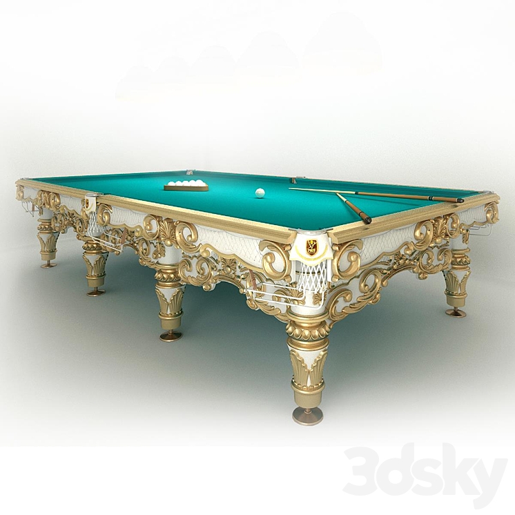 Pool table 3D Model