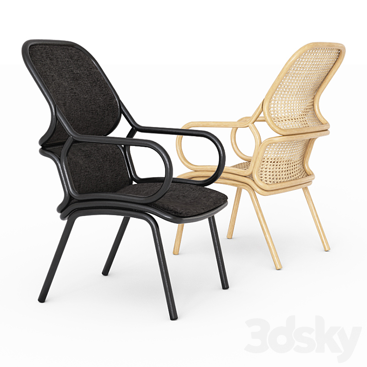 Frames chairs by Jaime Hayon for Expormim 3DS Max - thumbnail 1
