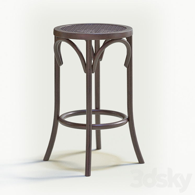 Restoration Hardware madeleine stool Chair 3D model