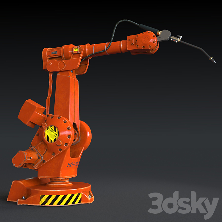 Industrial robot 3D Model