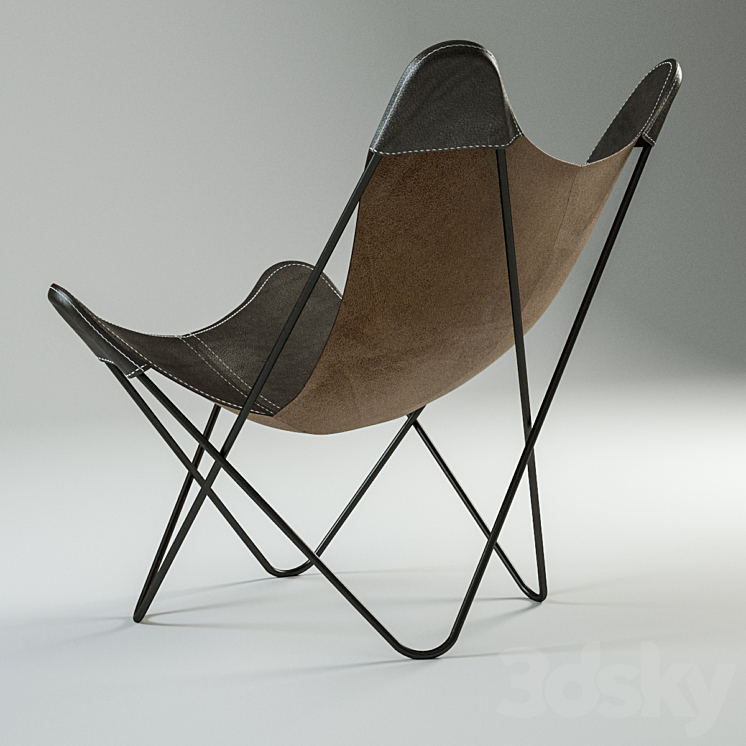 BKF Butterfly Chair 3D Model