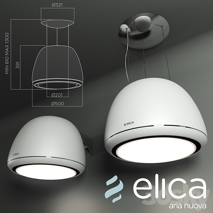 Elica Edith Kitchen appliance 3D model