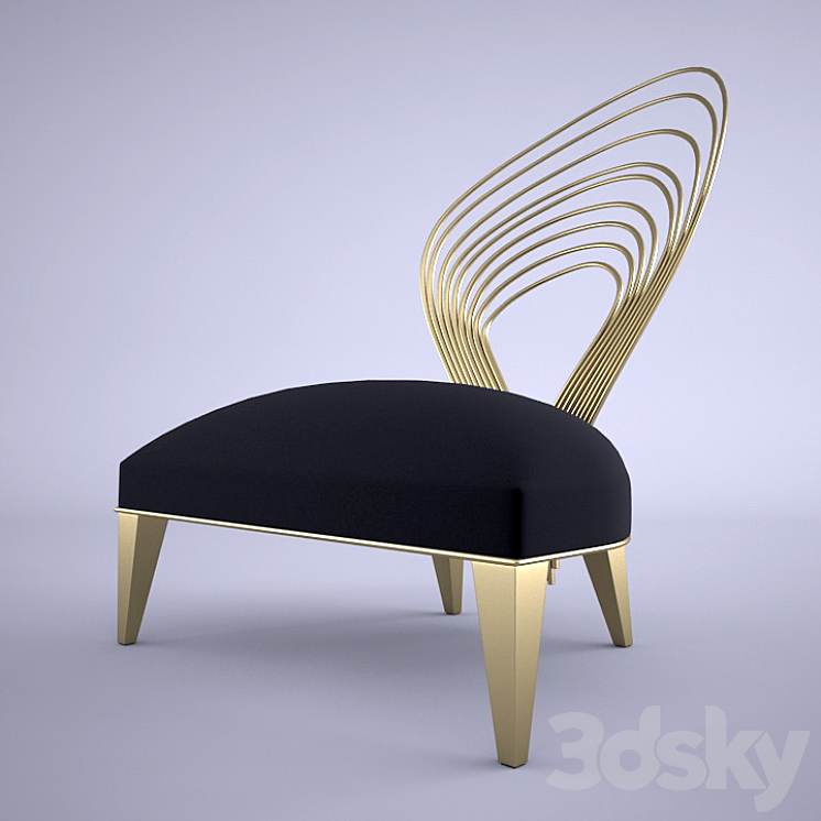 Christopher Guy Chair 60-0411 3DS Max - thumbnail 2