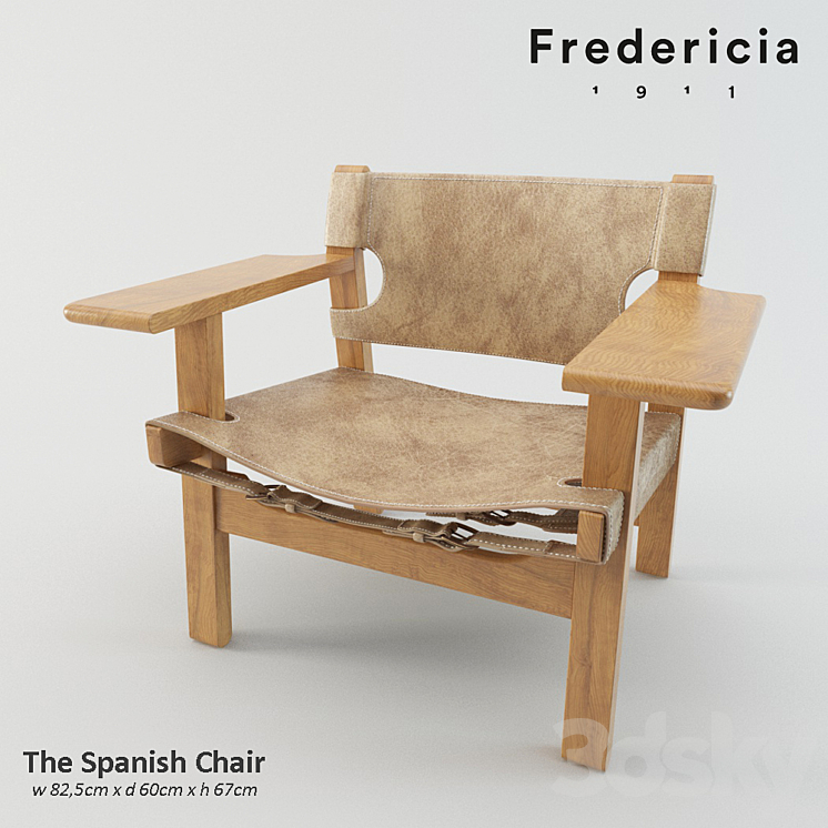 The Spanish Chair 3DS Max - thumbnail 1