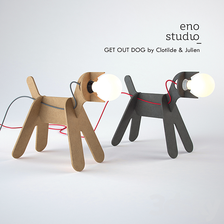 ENO STUDIO GET OUT DOG by Clotilde & Julien 3DS Max - thumbnail 1