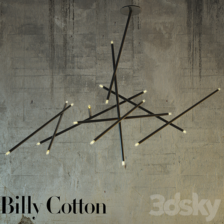 Lamp Billy Cotton 3DS Max - thumbnail 1