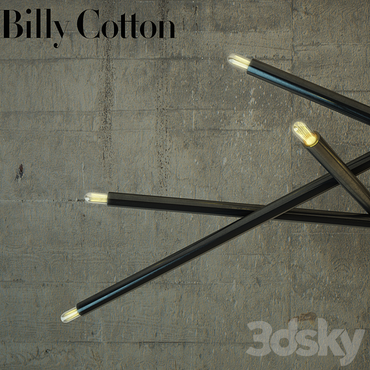 Lamp Billy Cotton 3DS Max - thumbnail 2