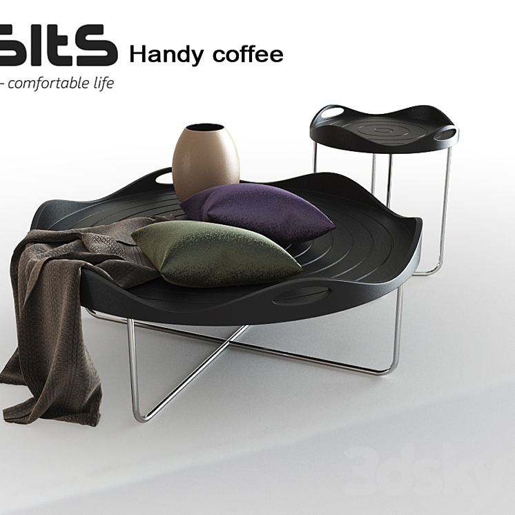 Sits Handy coffee 3DS Max - thumbnail 2