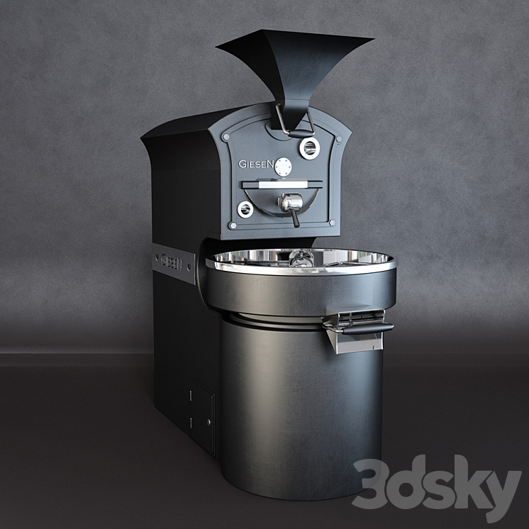 COFFEE ROASTER 3DS Max Model - thumbnail 1