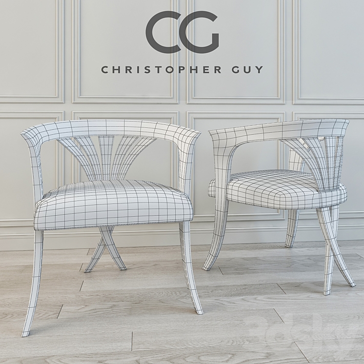 Chair Christopher Guy 3DS Max - thumbnail 2