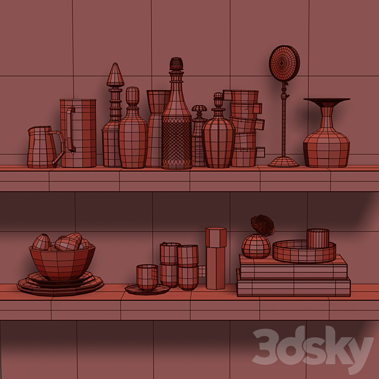 Decor_set_003 3D Model