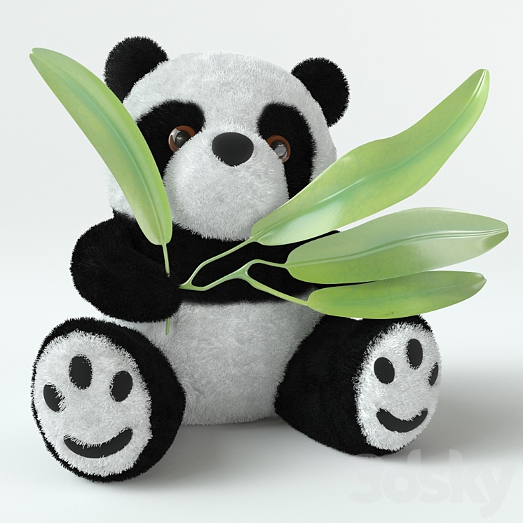 Panda toy 3DS Max - thumbnail 1