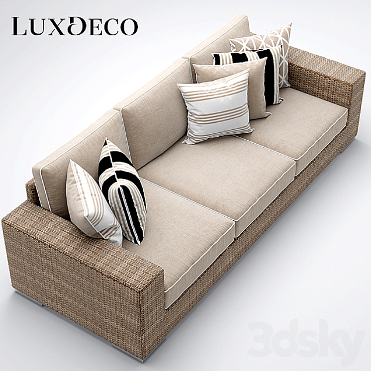Garden furniture riviera outdoor collection 3DS Max - thumbnail 2