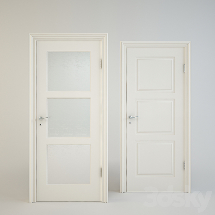 Doors "Trio" and "Trio" Mari furniture factory 3D Model