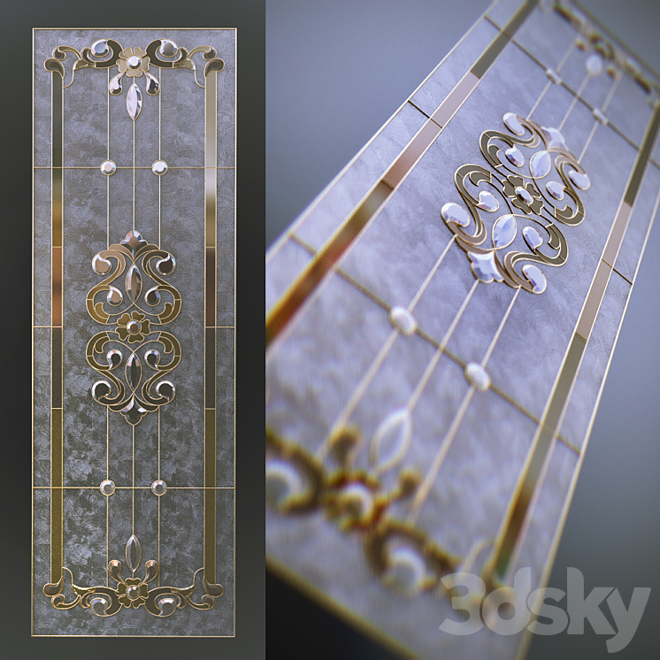 Classic stained glass 3DS Max - thumbnail 1