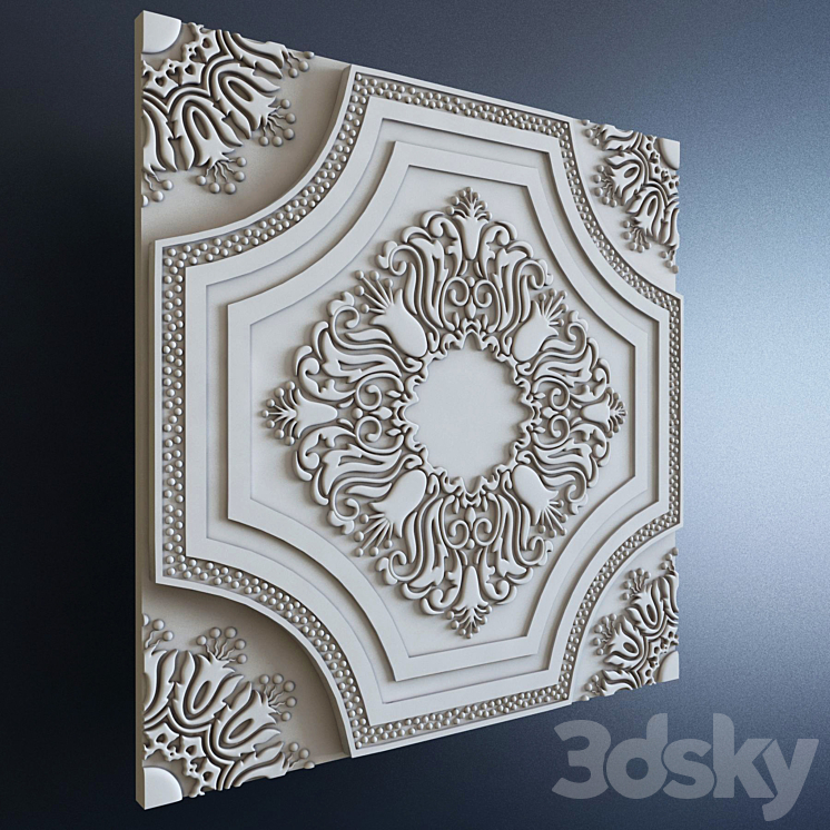 3d panel 2323 3D Model