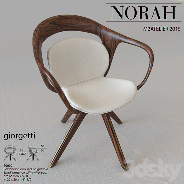 giorgetti_M2ATELIER 2015_NORAH 3DS Max - thumbnail 1